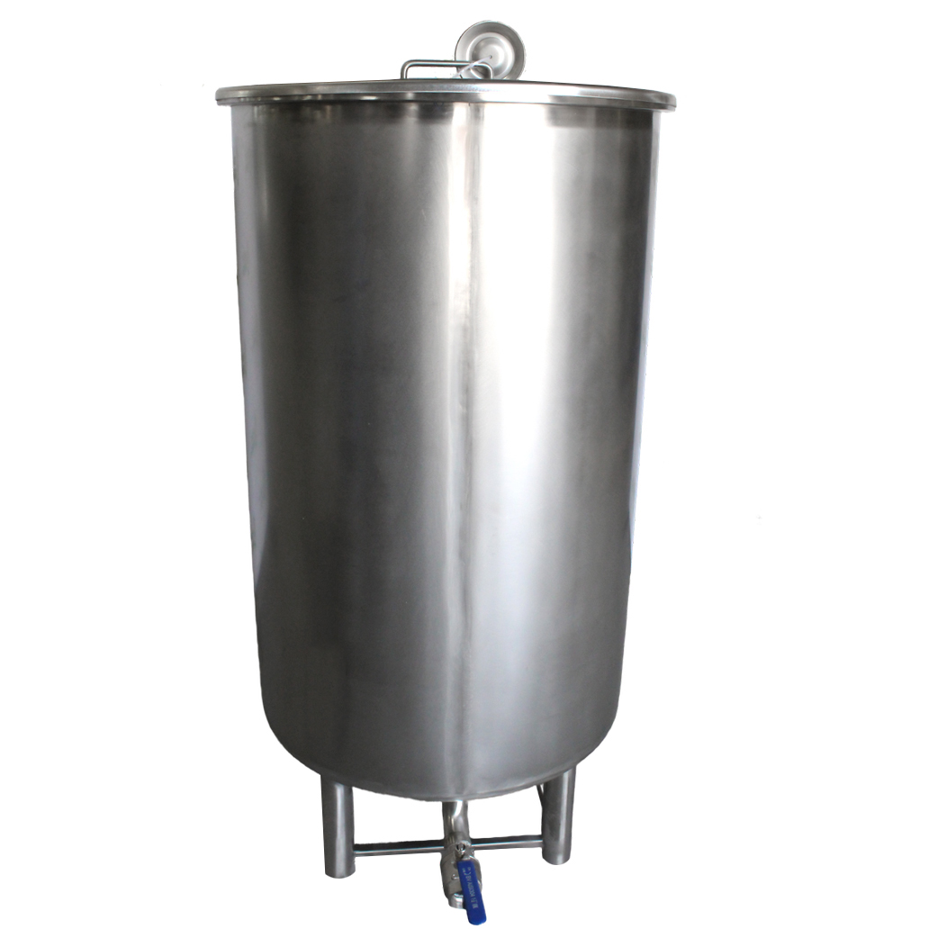 Емкость с рубашкой охлаждения 0 бар плоское дно