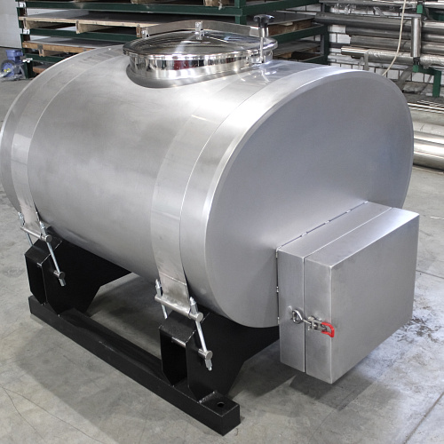 Бочка термос для молоковоза 200л (односекционная)