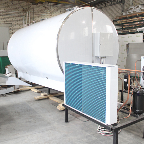 Охладитель молока закрытого типа на 10 тонн